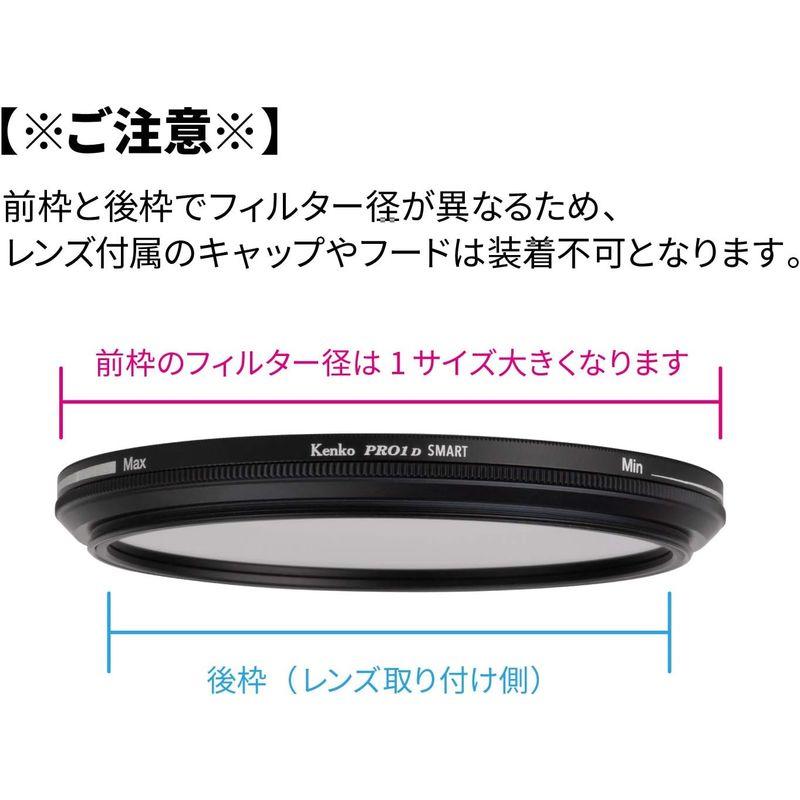 Kenko 可変NDフィルター PRO1D smart バリアブル NDX 67mm ND3~32 X状ムラなし ND3~450無段階調整｜ricoroco65｜09