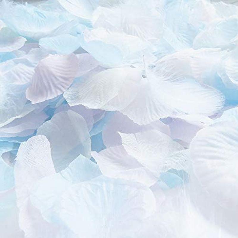 フラワーシャワー 造花 花びら 約1000枚 挙式 たっぷり ウェディング 3色とフェザー 天使のパステル｜ricoroco65｜04