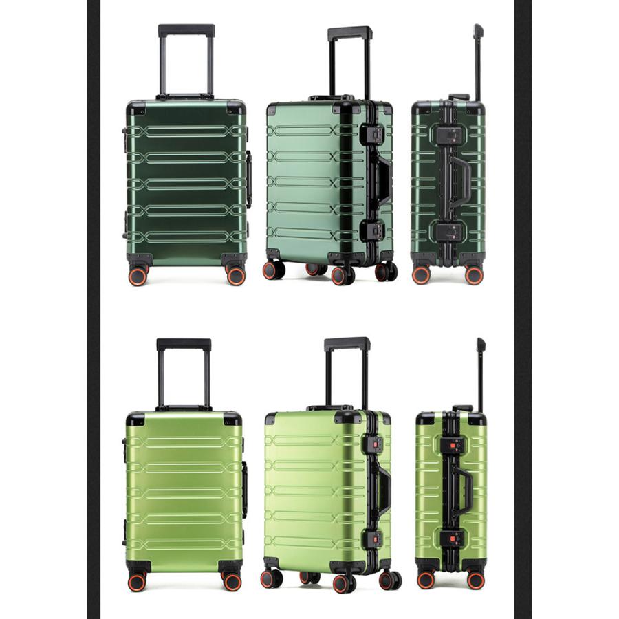 アルミスーツケース ビジネスキャリーケース アルミ合金ボディ 20/24