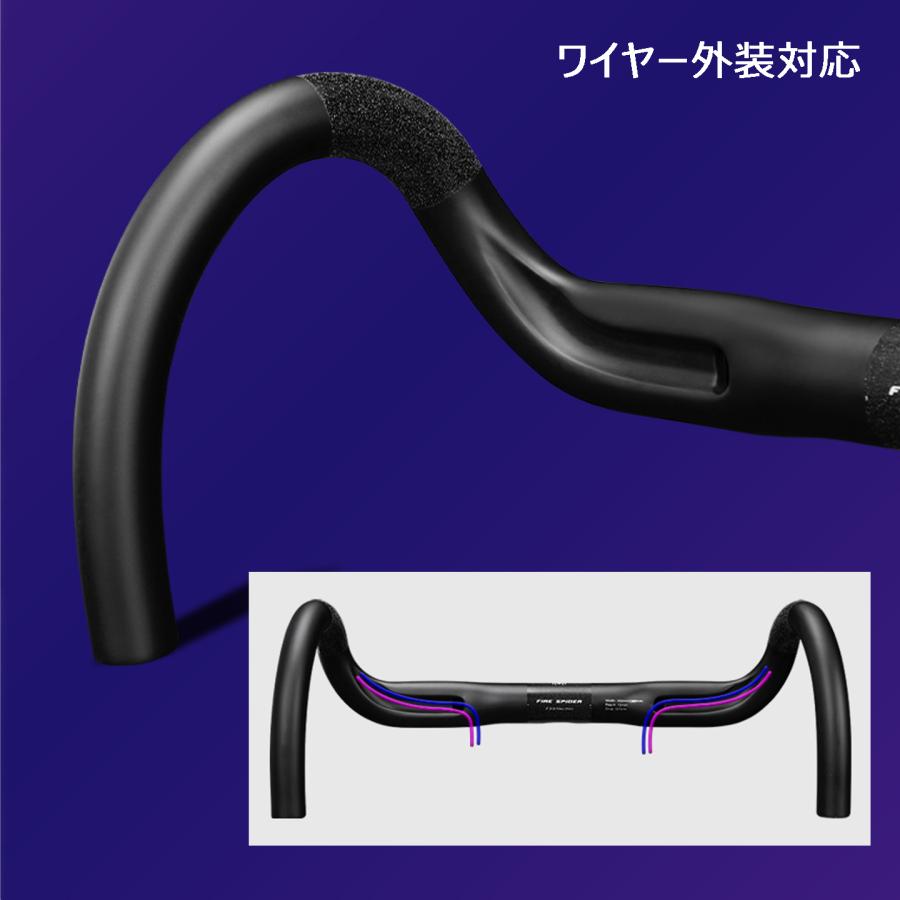 TOSEEK カーボンハンドル ロードバイク ドロップハンドル コンパクト