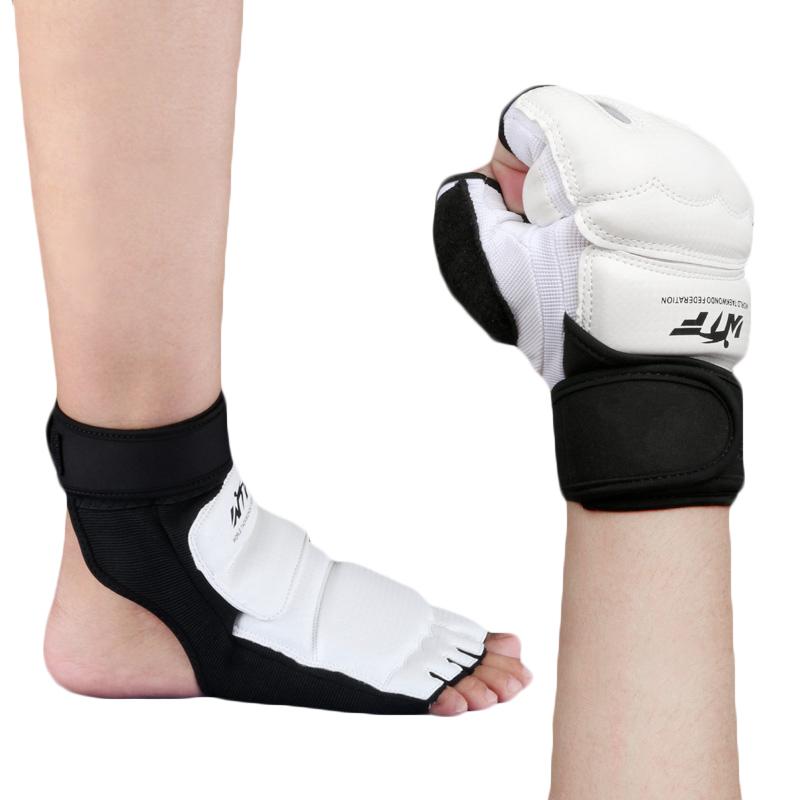 オープンフィンガーグローブ フットガード プロテクター 足保護子供