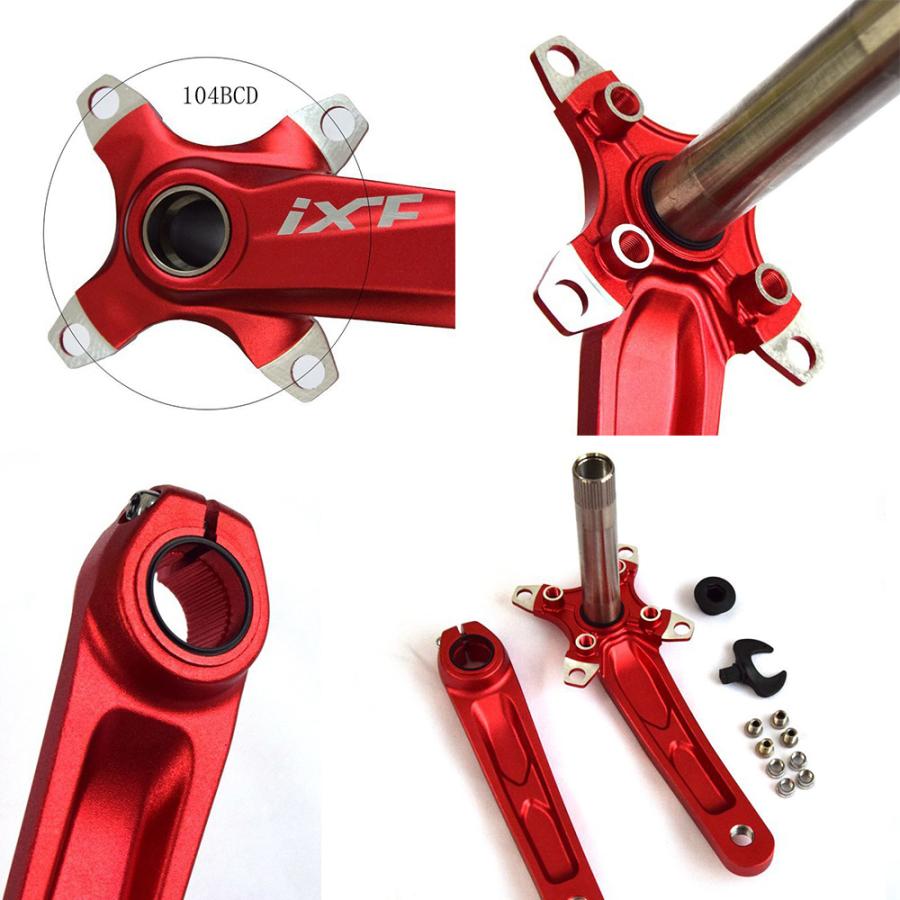 JIANKUN MTB用 クランクアーム 104BCD クランクセット BB
