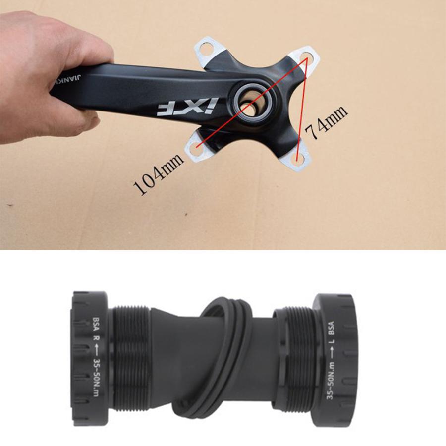 JIANKUN MTB用 クランクアーム 104BCD クランクセット BB