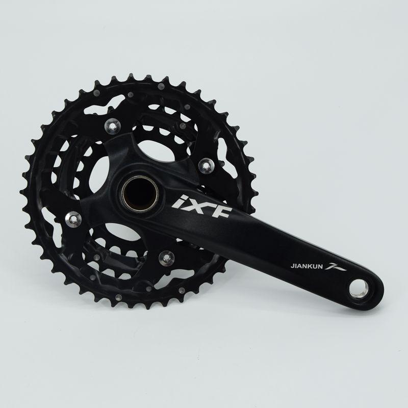 MTB用 クランクセット 一体型中空 24-32-42T 30速 チェーンホイール