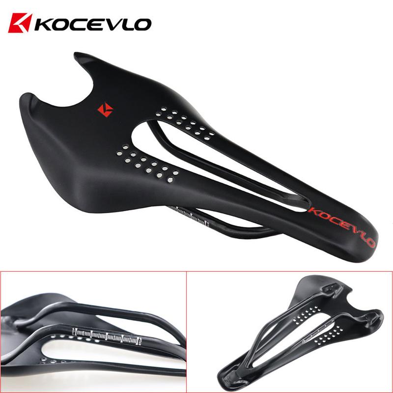 KOCEVLO ロードバイク　クロスバイク　超軽量 カーボン　穴あき　サドル KOCEVLO カーボンサドル 75g ロードバイクサドル 自転車サドル 超軽量