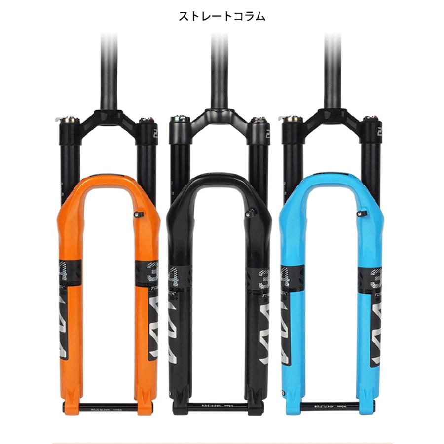 TOSEEKサスペンションフォーク MTBフォーク マウンテンバイク