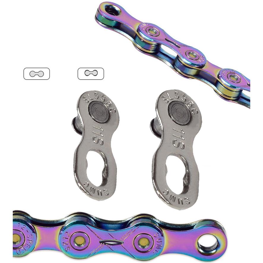 SUMC チェーン ロード MTB 9/10/11/12速 116リンク ミッシングリンク付