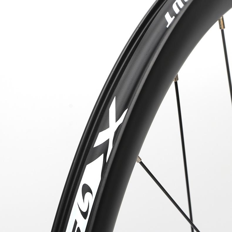 MEROCA カーボンホイール ペア 完組 ロードバイク 700C エアロホイール