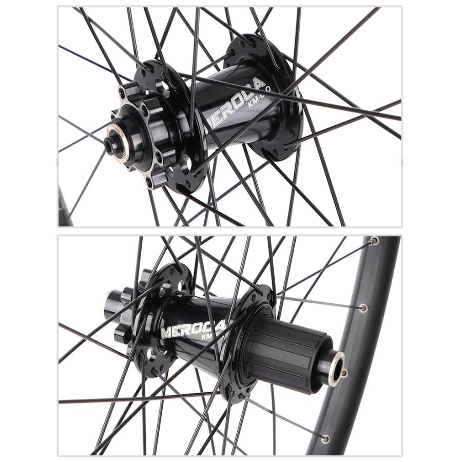 SUNRingle 26/27.5/29インチ MTBホイール セット スルーアクスル 100