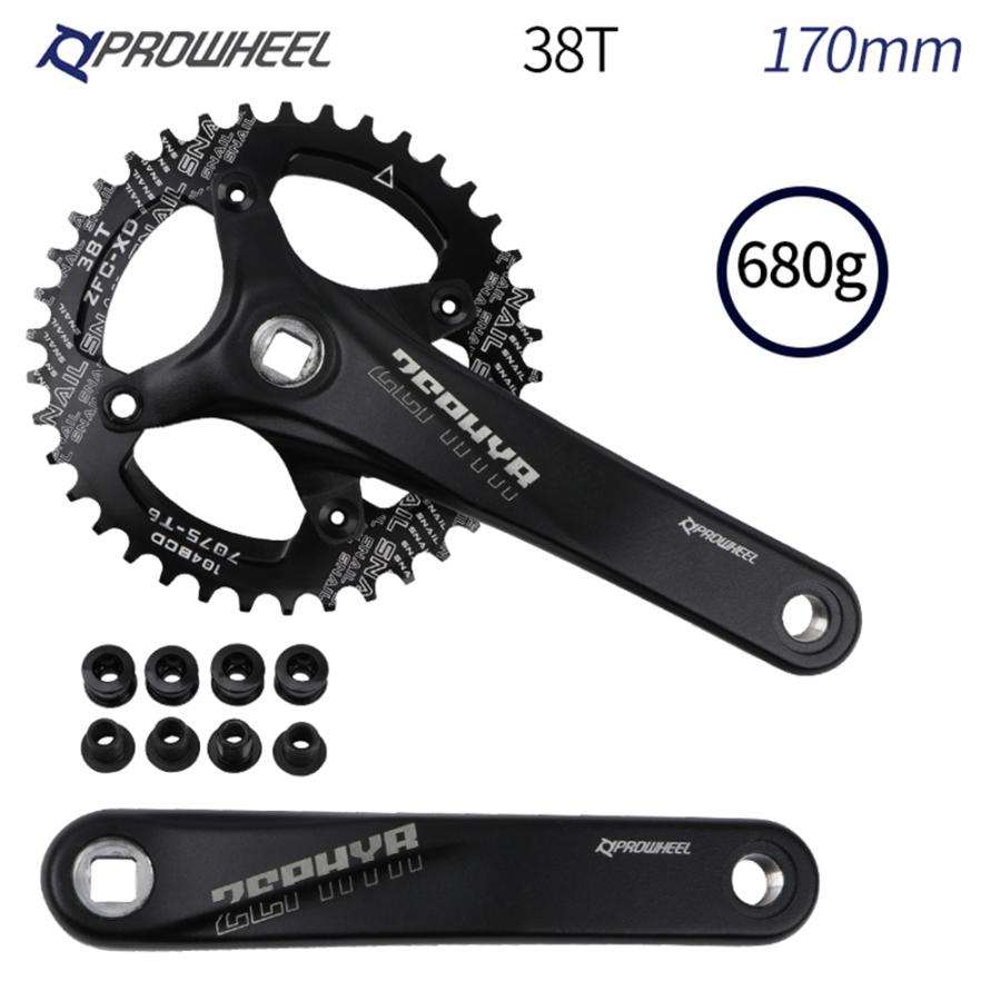 Prowheelマウンテンバイク用 クランク 104BCD チェーンホイール 170