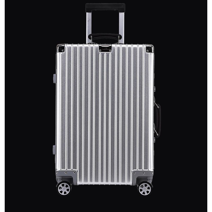 スーツケース アルミ合金ボディ トランク キャリーバッグ