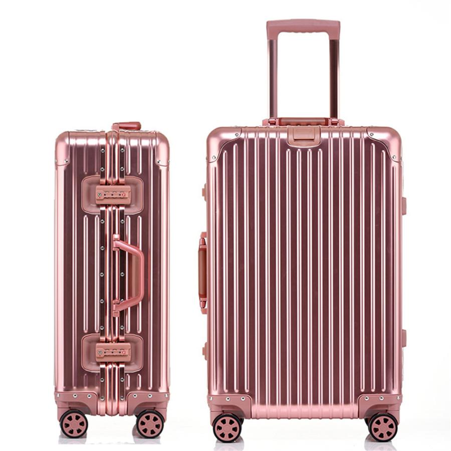 アルミスーツケース 全金属 トランク 旅行用品 キャリーバッグ 20/24