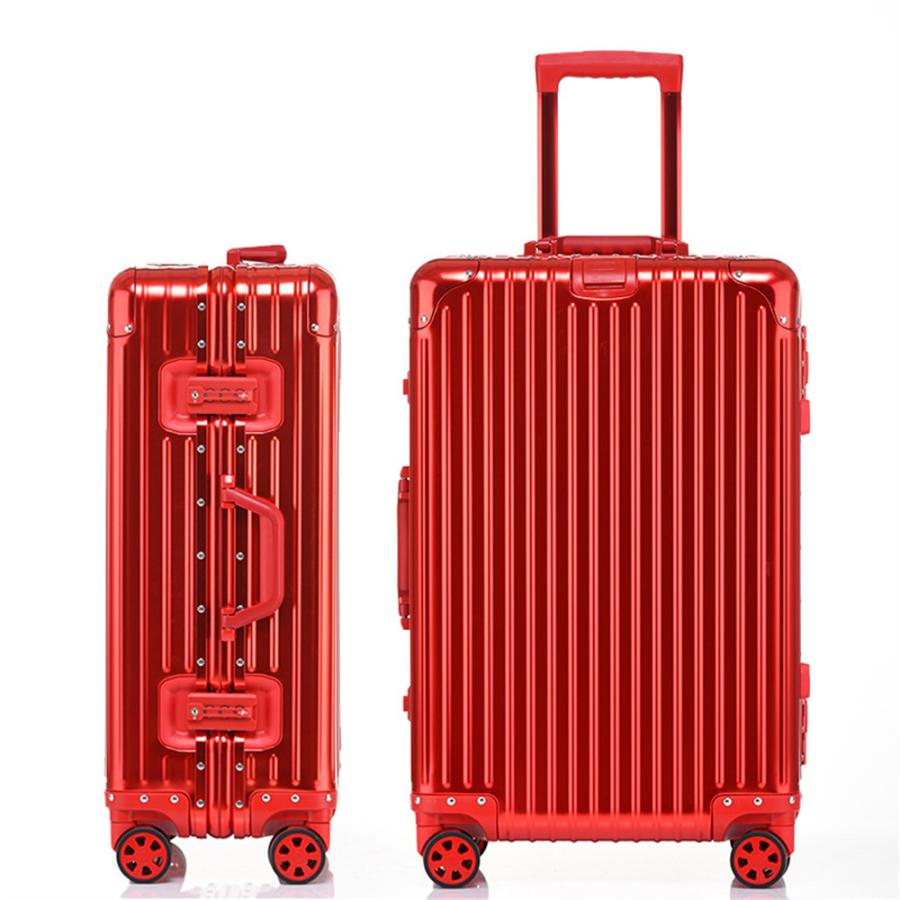 アルミスーツケース 全金属 トランク 旅行用品 キャリーバッグ 20/24