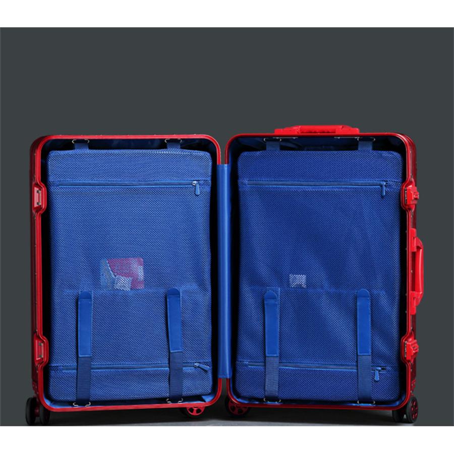 アルミスーツケース 全金属 トランク 旅行用品 キャリーバッグ 20/24