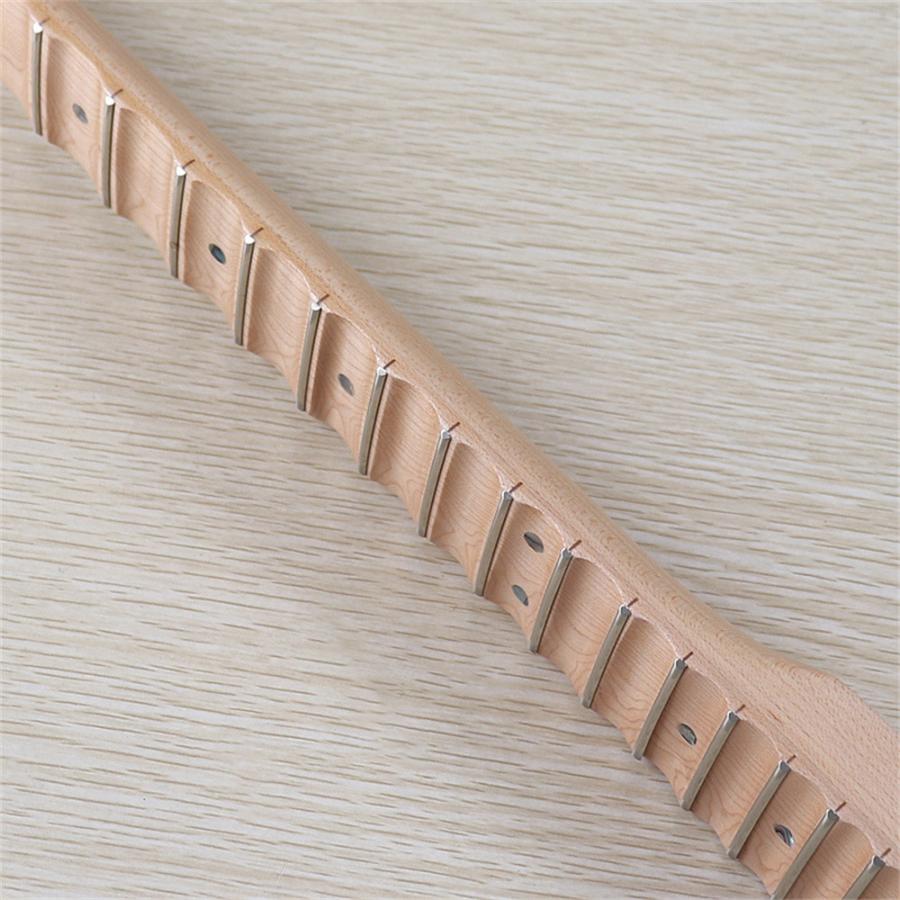 ギターネック STタイプ用交換ネック 凸凹 波木目 22フレット エレキ