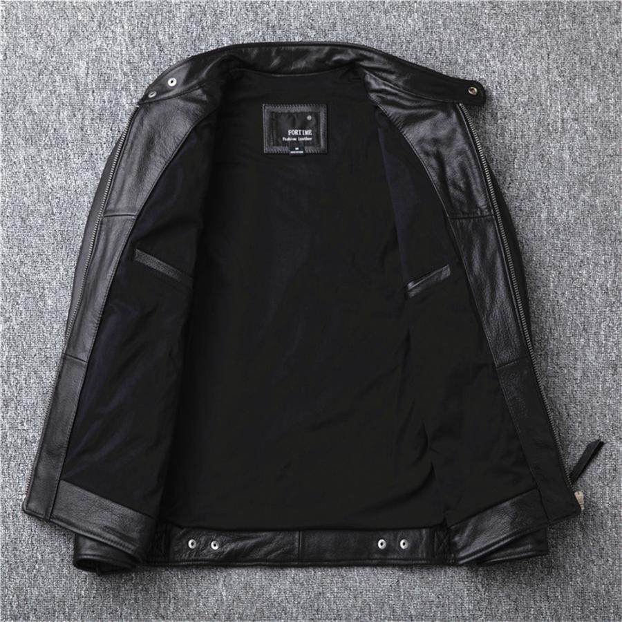 本革 メンズジャケット バイクジャケット牛革ジャケット メンズ 革