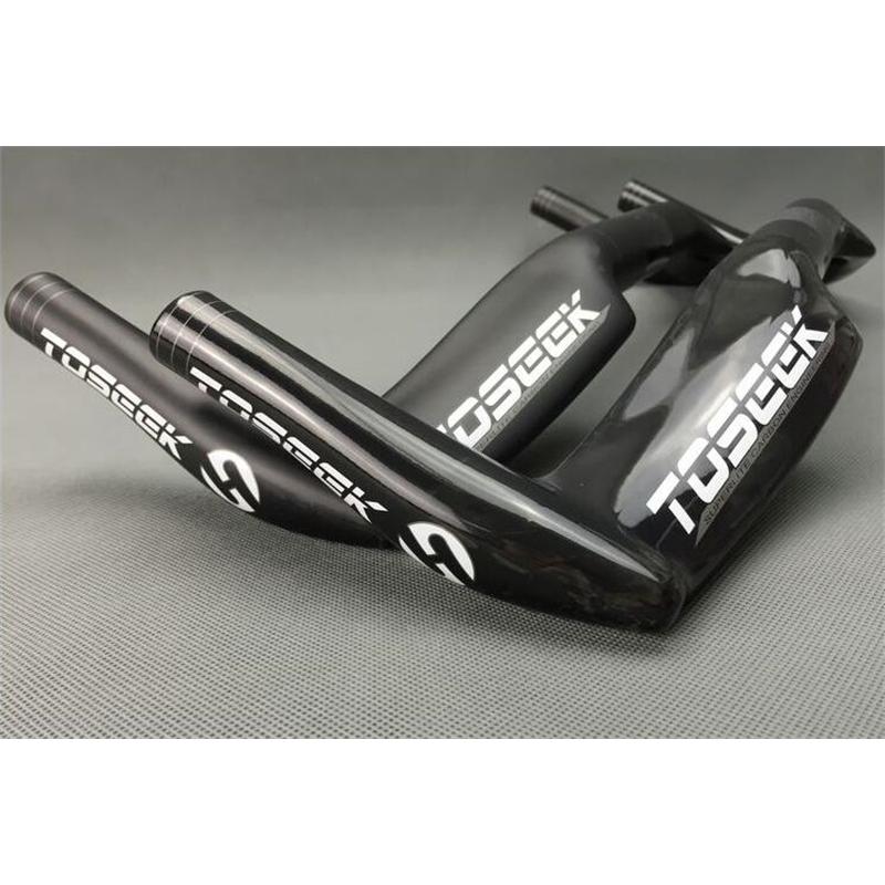 TOSEEKハンドル 自転車ハンドル TTハンドル カーボンハンドル ピスト