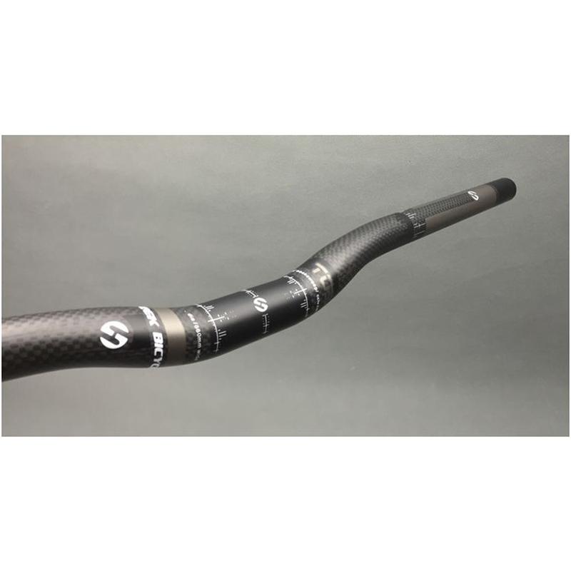 TOSEEKハンドル 口径25.4mm ライザーバー カーボンハンドル MTB