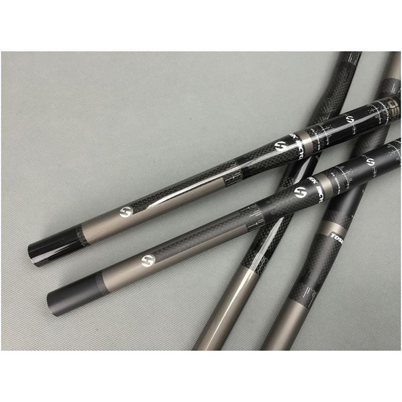 TOSEEK フラットハンドル 25.4 カーボンハンドル ストレートバー MTB