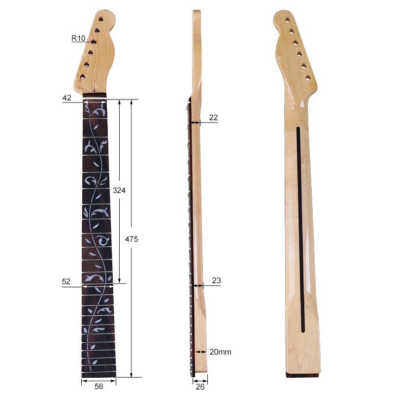 Fender TELECASTER ギターネック TL-71 ペグ付 ギターネック TLネック テレタイプネック 交換用ネック 22フレット
