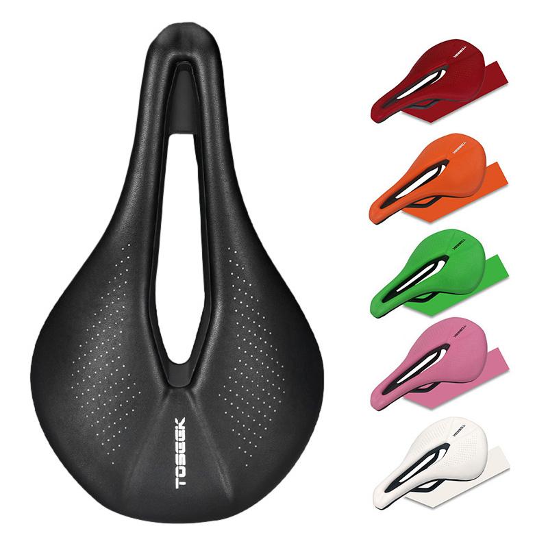 TOSEEK サドル ソフト クッション付き 自転車サドル 軽量 蒸れない
