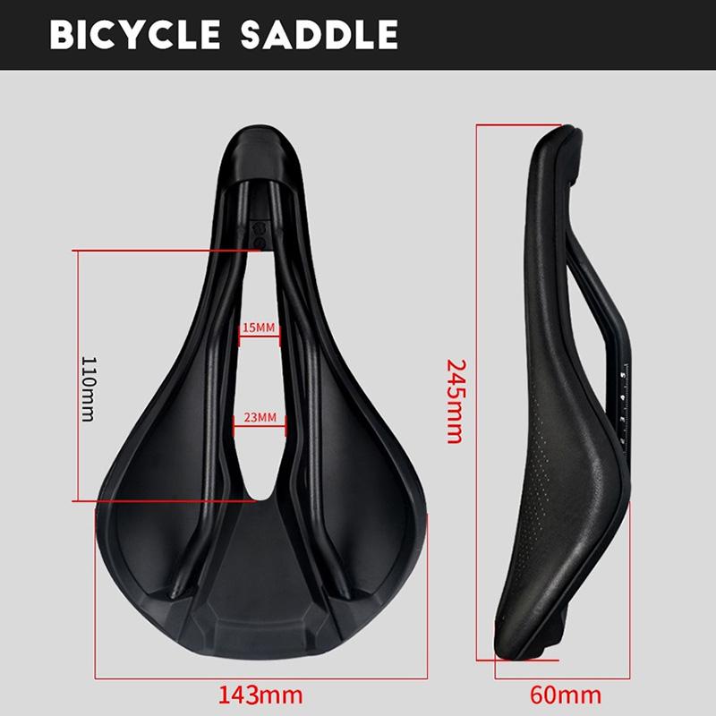 TOSEEK サドル ソフト クッション付き 自転車サドル 軽量 蒸れない