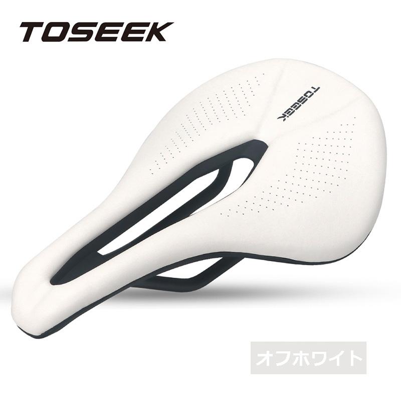 TOSEEK サドル ソフト クッション付き 自転車サドル 軽量 蒸れない