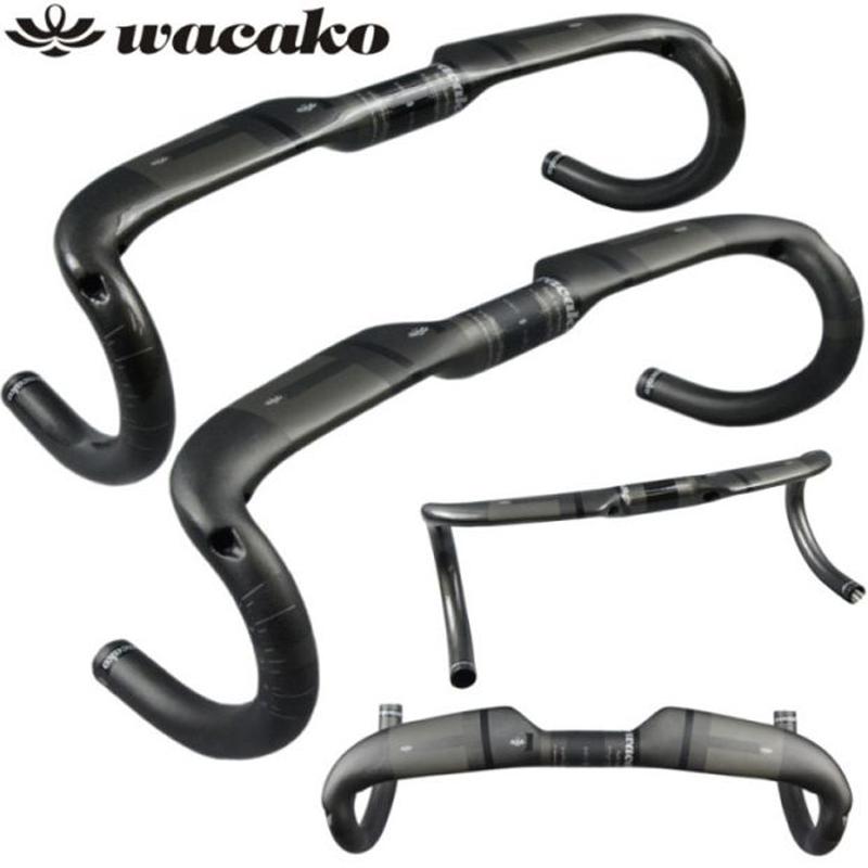 正規品 wacakoフルカーボンハンドル ドロップハンドル 自転車ハンドル