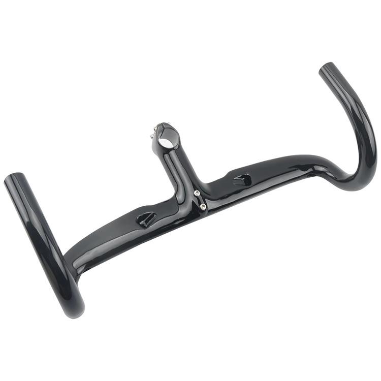 wacakoハンドル カーボンハンドル エアロ ステム一体式ドロップ