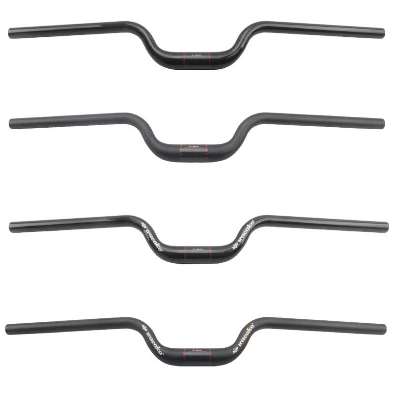 wacako 小径車カーボンハンドル 31.8 フラットバー ストレートバー MTB