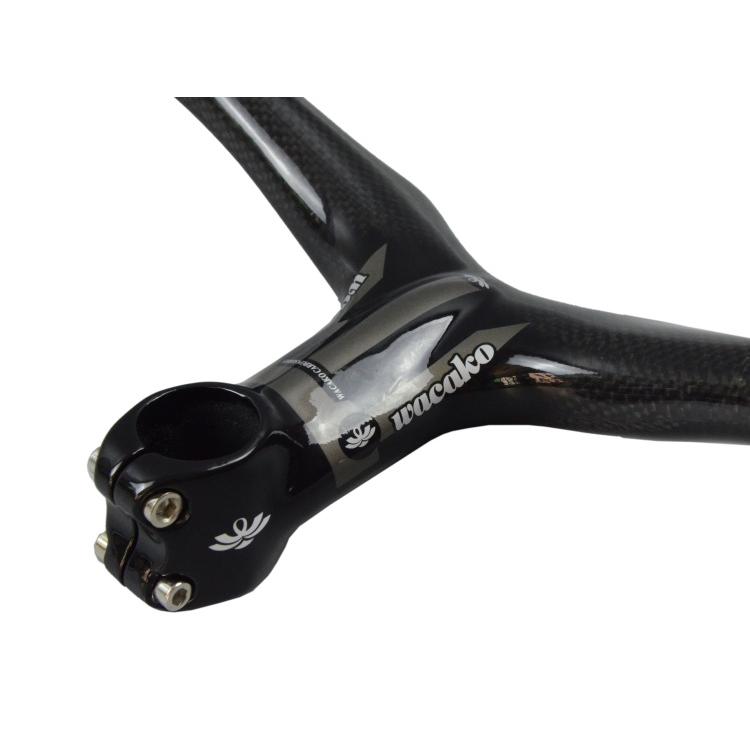 wacako カーボンハンドル ライザーバー MTBハンドル ステム一体 wacako カーボンハンドル ライザーバー MTBハンドル ステム一体