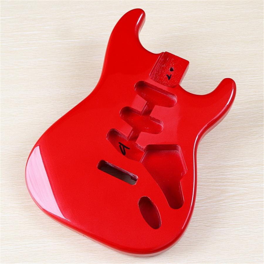 ストラトギターボディ 塗装済み ST エレキギター 本体DIY ハードテイル