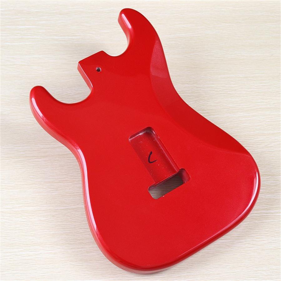 ストラトギターボディ 塗装済み ST エレキギター 本体DIY ハードテイル