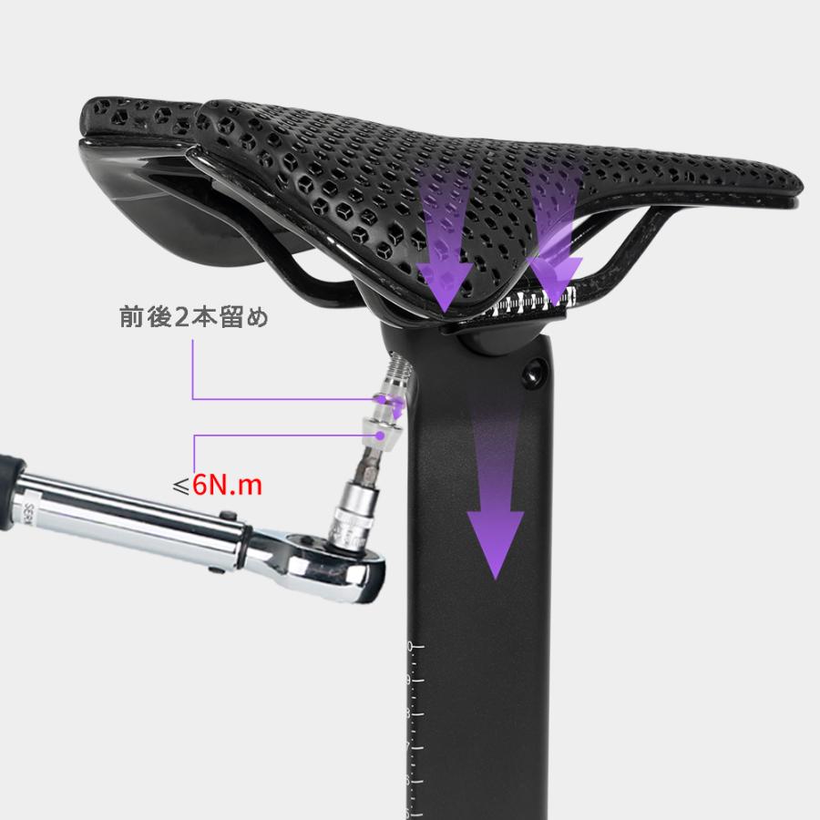TOSEEKカーボンシートポスト エアロ JAVAロードバイク SILURO6TOP
