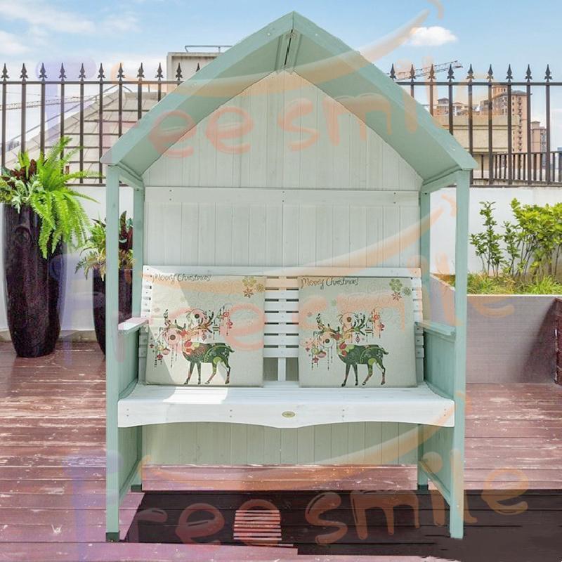 25【新品未使用】 ベンチ あずまや 亭 屋根 屋外 庭 ガゼボベンチ 日よけ 雨よけ 天然杉材 ダブル カジュアル 120.5*76*170cm 組立品 【KUE2072788713】(74724円)