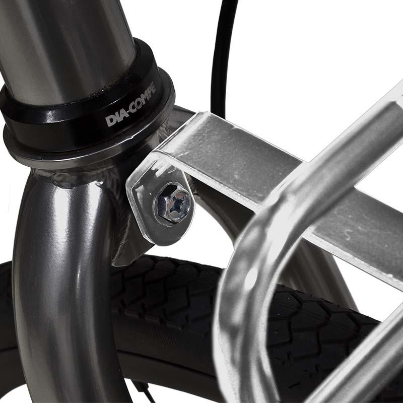 DAVOS FR-1 フロントラック シャインシルバー : RIDEOASIS - 通販
