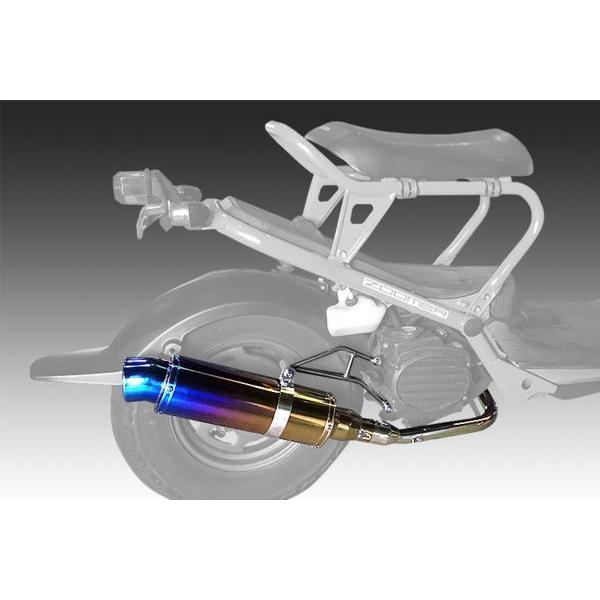 ホンダ ズーマー AF58 チタン風 カスタムステンレスマフラー バイク