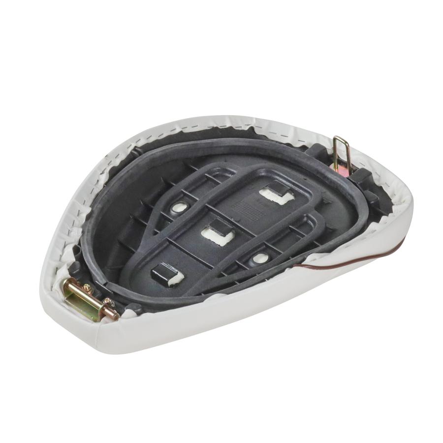ヤマハ20型 新品 ヤマハ 2st ビーノ 5AU SA10J ベース付 シート 白 ホワイト VINO