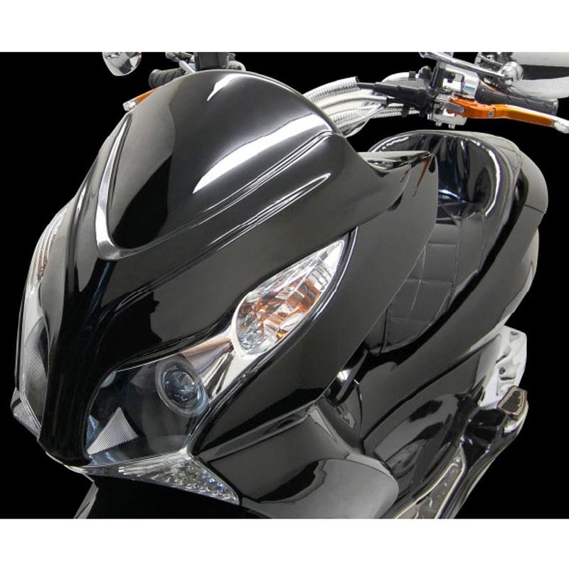 ホンダ（HONDA） PCX カスタム フロントマスク ブラック 黒 フロント