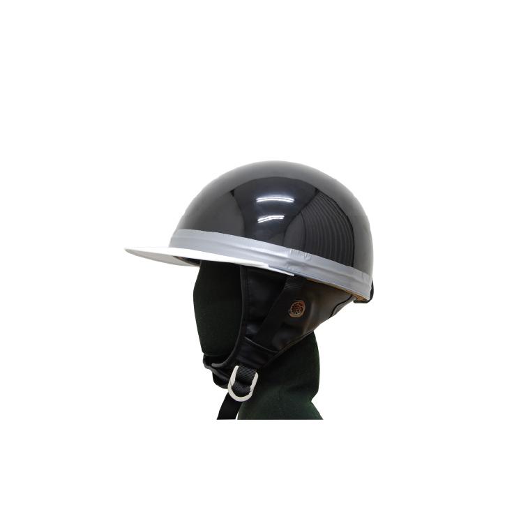 クロミ コルク半 三つボタン ヘルメット コルク半キャップ 三つボタン ブラックグリーンラメ 新品