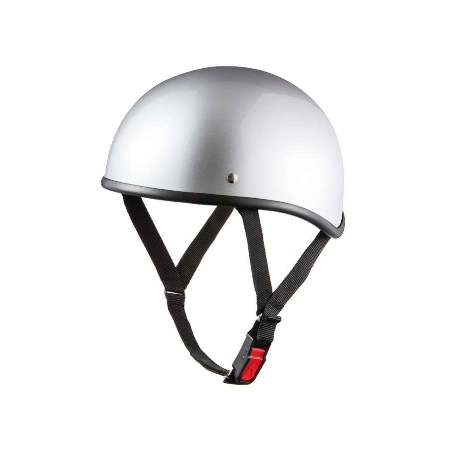 ヘルメット ダックテール シルバー KC-035 半キャップ 57cm-60cm未満