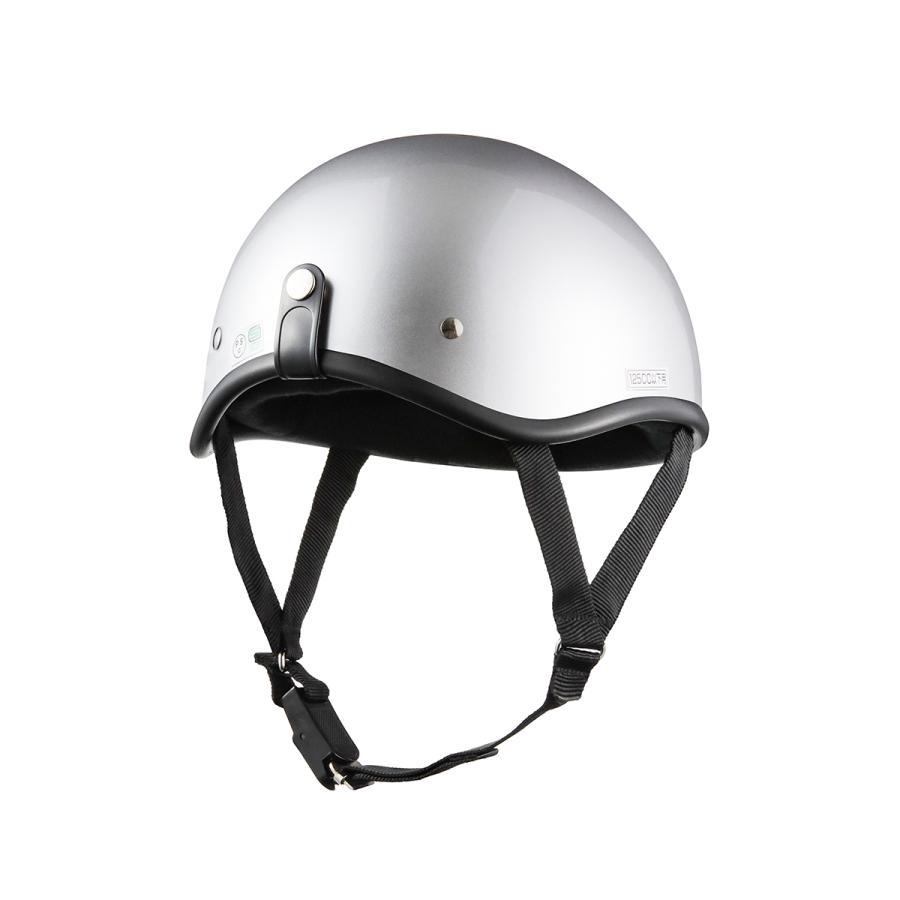 ヘルメット ダックテール シルバー KC-035 半キャップ 57cm-60cm未満