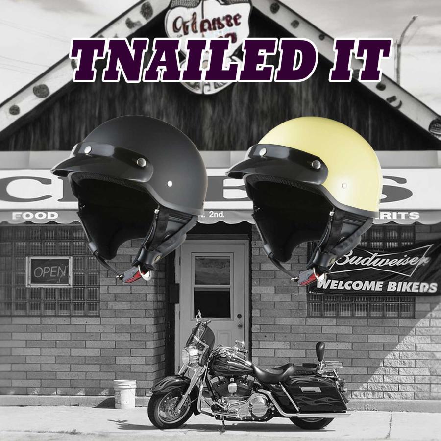 バイクヘルメット ポリスヘルメット ハーフヘルメット 半帽ヘルメット