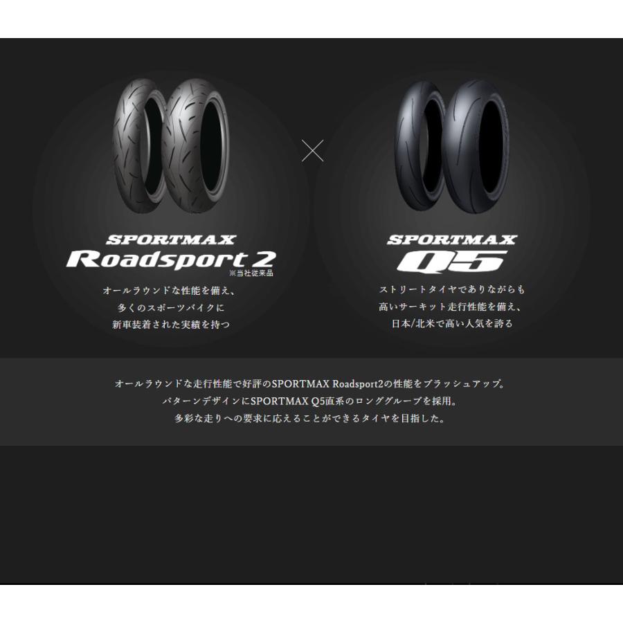 DUNLOP（ダンロップ） DUNLOP SPORTMAX Q5A 190/50ZR17 M/C 73W 354885