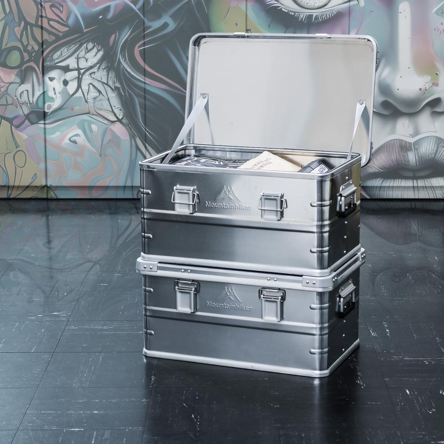 アルミコンテナ 70L 4.5kg シルバー アルミ コンテナボックス