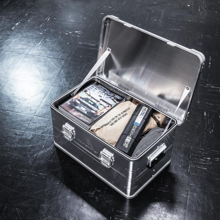 アルミコンテナ 70L 4.5kg シルバー アルミ コンテナボックス