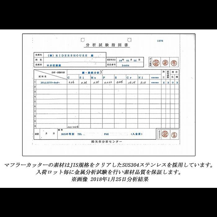 シビック ハッチバック FK7型 テーパー マフラーカッター 100mm ブルー 焼色タイプ 2本 高純度SUS304ステンレス HONDA CIVIC｜ridershouse｜10