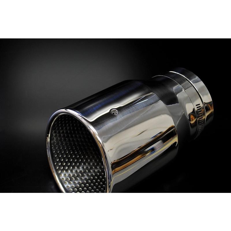 CX-8 KG マフラーカッター 100mm シルバー パンチングメッシュ 2本