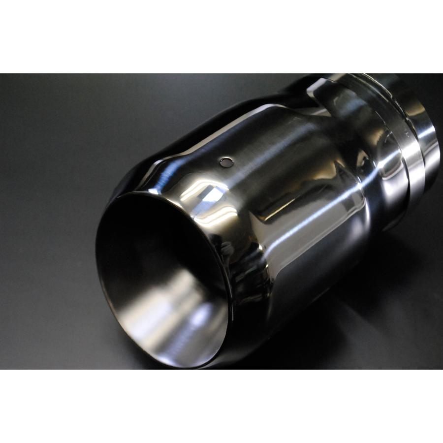 CX-5 KF ユーロ マフラーカッター 100mm ブラック 耐熱ブラック塗装 2