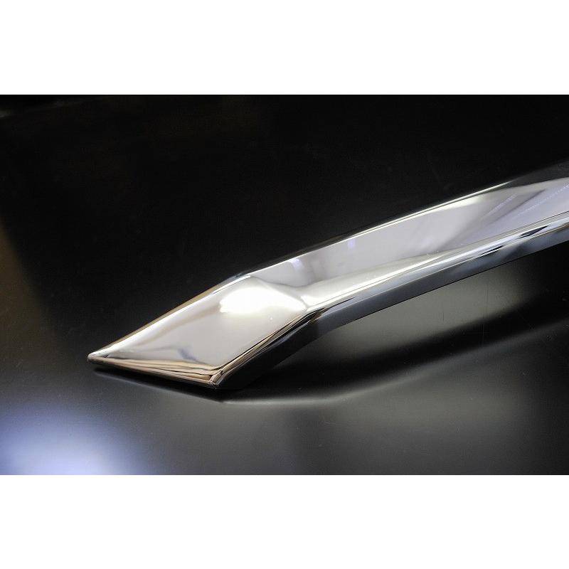 CX-3 エンブレム上 フロントグリル ガーニッシュ 鏡面クロムメッキ 1P